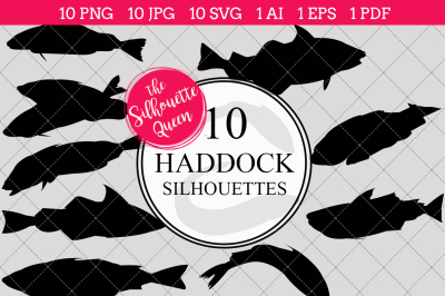 Haddock Silhouette Vector