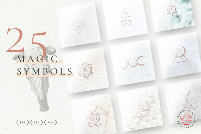 Minimalistic Magic Symbols - Occult Shapes