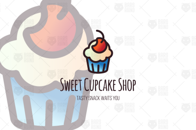 Sweet Cupcake Logo Template
