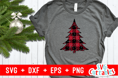 Plaid Christmas Tree | Cut File