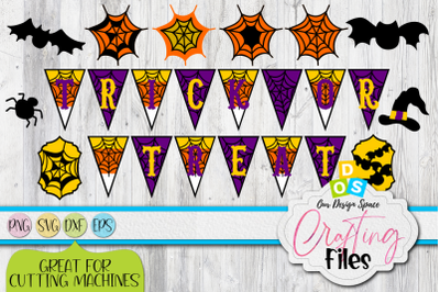 Trick Or Treat Layers SVG Banner