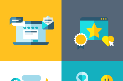 Customer service, client survey, feedback, rating concept background i