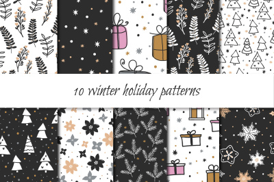 Winter holiday patterns