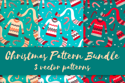 Vector Christmas Pattern Set (Sale)