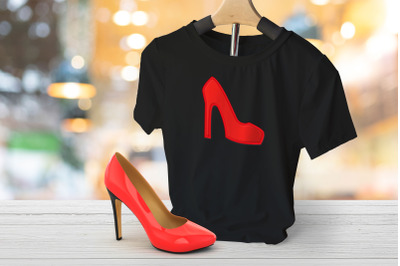 High Heel Pump | Applique Embroidery