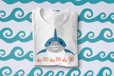 Smiling Shark | SVG | PNG | DXF