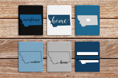 State of Montana Set | SVG | PNG | DXF