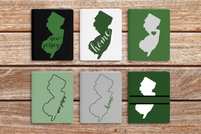 State of New Jersey Set | SVG | PNG | DXF