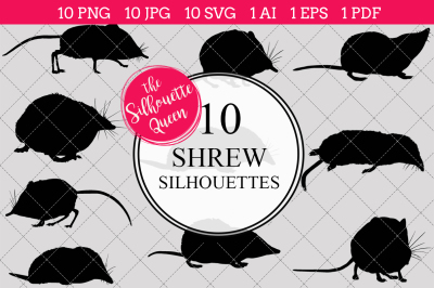 Shrew  Silhouette Vectors