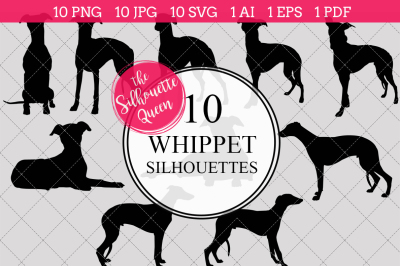 Whippet  Silhouette Vector