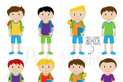 Male Student Clipart and Vectors