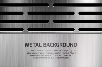 Abstract techno metal vector background