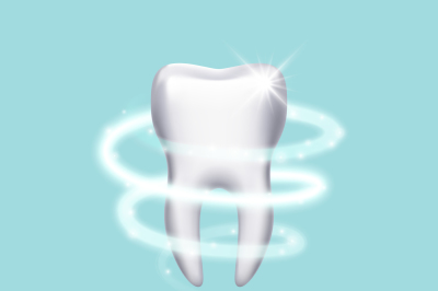 Teeth protection&2C; tooth care dental medical vector concept