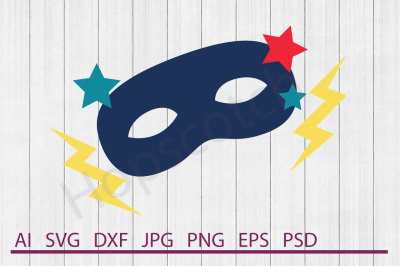 Mask SVG, Mask DXF, Cuttable File