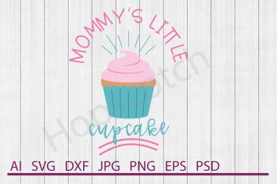 Cupcake SVG, Cupcake DXF, Cuttable File