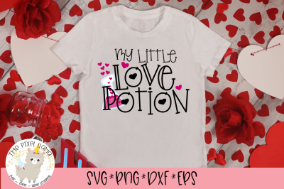 My Little Love Potion Valentine SVG Cut File