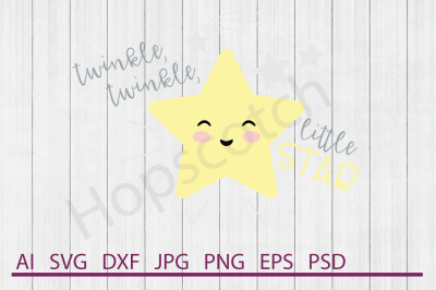 Star SVG, Star DXF, Cuttable File