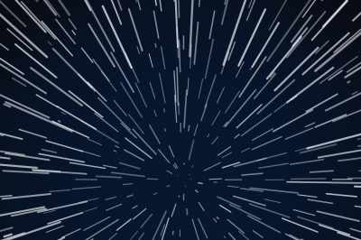 Warp stars zoom blue galaxy war vector abstract background