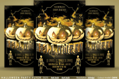 Halloween Party Flyer