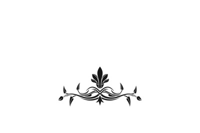 Beauty logo or beautiful floral vector icon