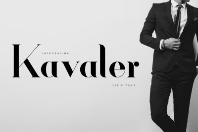 Kavaler - serif font