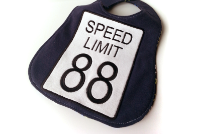 Speed Limit 88 Sign | Applique Embroidery