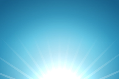 Abstract vector rising sun background