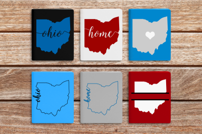 State of Ohio Set | SVG | PNG | DXF