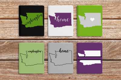 State of Washington Set | SVG | PNG | DXF