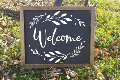 Welcome Wreath SVG