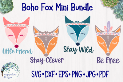 Boho Fox Mini Bundle