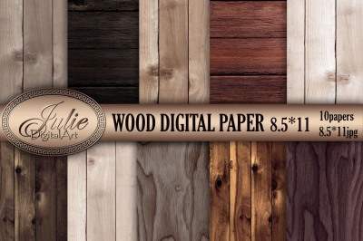 Wood digital paper 8. 5 x 11 