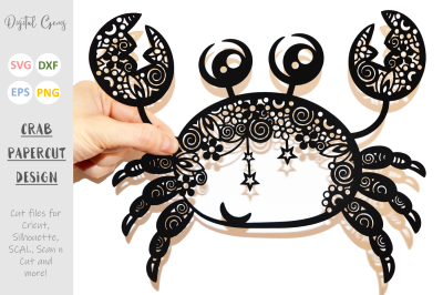 Crab SVG / DXF / EPS / PNG files