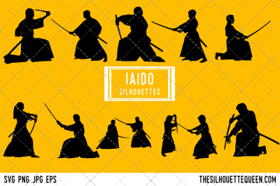 Iaido  Silhouette Vector