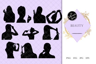 Beauty Silhouette Vector