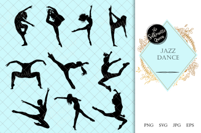 Jazz Dance Silhouette Vector