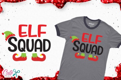 Elf squad, christmas cut files for craftters