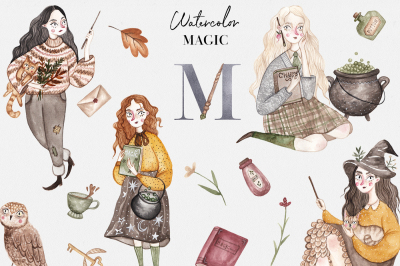 Watercolor Autumn Magic Collection