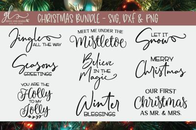 Christmas Bundle - SVG Cut File Bundle