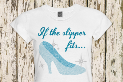 Cinderella Glass Slipper | SVG | PNG | DXF