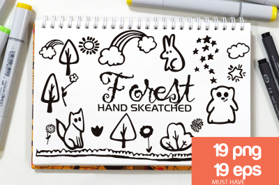 Forest ClipArt - Vector & PNG