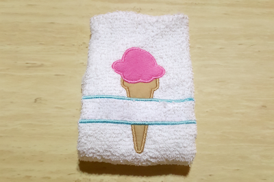 Ice Cream Split | Applique Embroidery