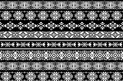 American nativity aztec, tribal peruvian vector seamless pattern