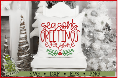 Season&#039;s Greetings Everyone SVG