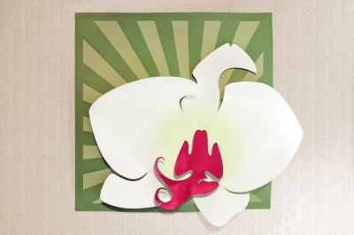 Orchid Art | SVG | PNG | DXF