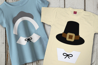 Thanksgiving Pilgrim Hats | SVG | PNG | DXF