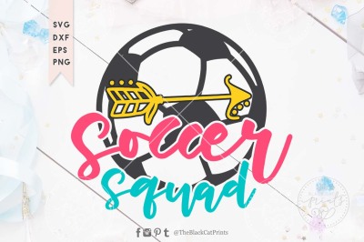 Soccer squad SVG DXF EPS PNG