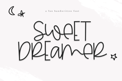 Sweet Dreamer - A Fun Mismatched Font