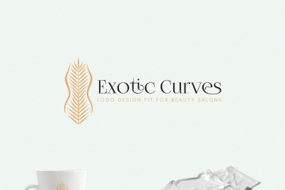Exotic Curves - a Beauty Salon Logo