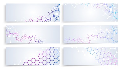 Dna molecule structure&2C; brain cells connection. Vector chemistry medic